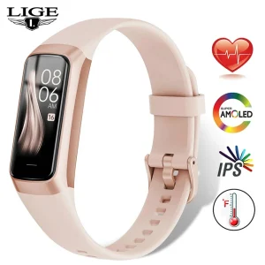 Amoled Smartwatch Women Heart Rate Monitoring